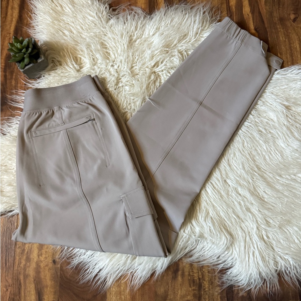Athleta Tan Track Pants